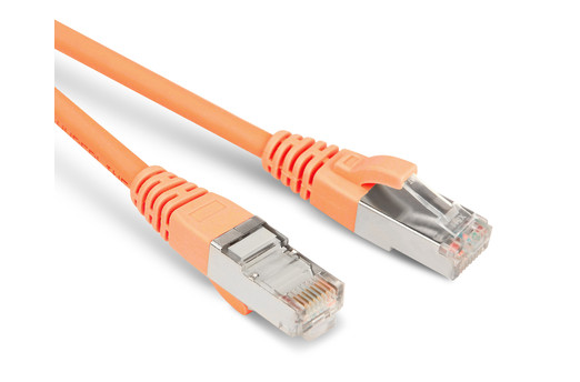 Hyperline PC-LPM-STP-RJ45-RJ45-C6-5M-LSZH-OR Патч-корд U/FTP, экранированный, Cat.6 (100% Fluke Component Tested), LSZH, 5 м, оранжевый